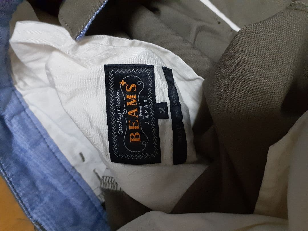 BEAMS PLUS ビームスプラス ツープリーツテーパードチノ スラックス
