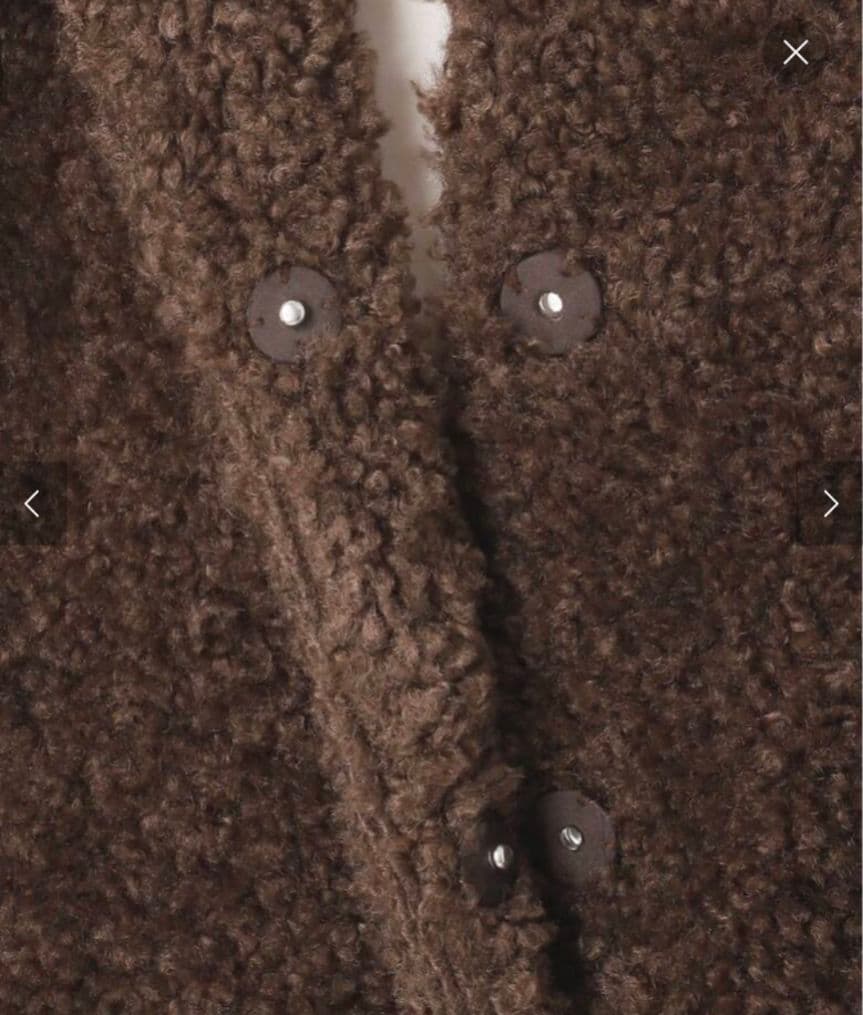 ジャーナルスタンダードレリューム☆ボアカラーレスジャケット