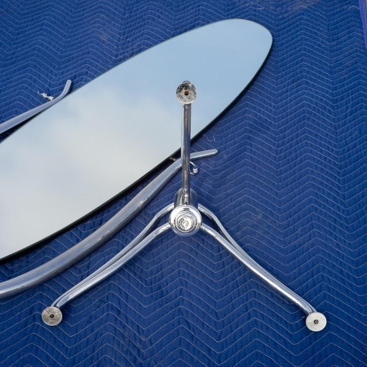 レア アノニマス 姿見 スタンドミラー 鏡 オーバル