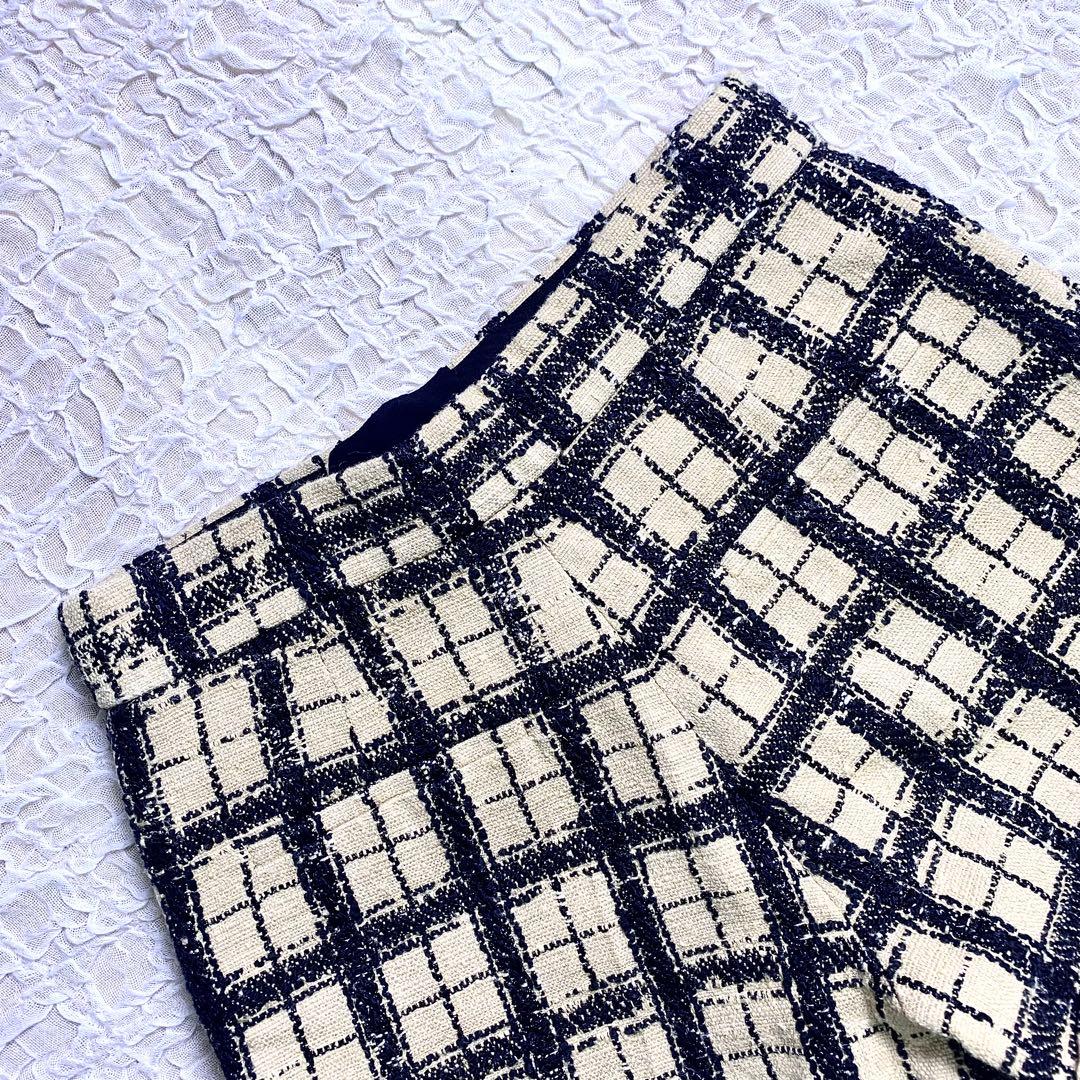 Christian Dior ディオール ツイード　チェック柄　ショートパンツ