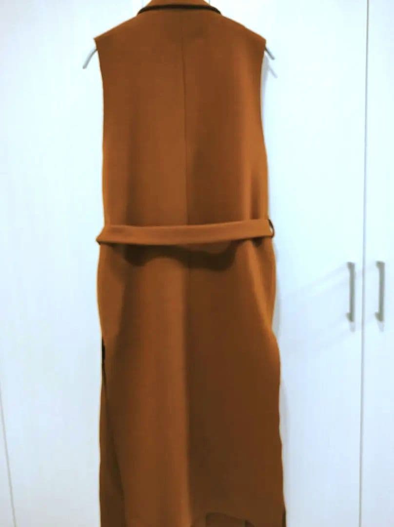 ENFOLD【アッシュクメルトンロングベスト】