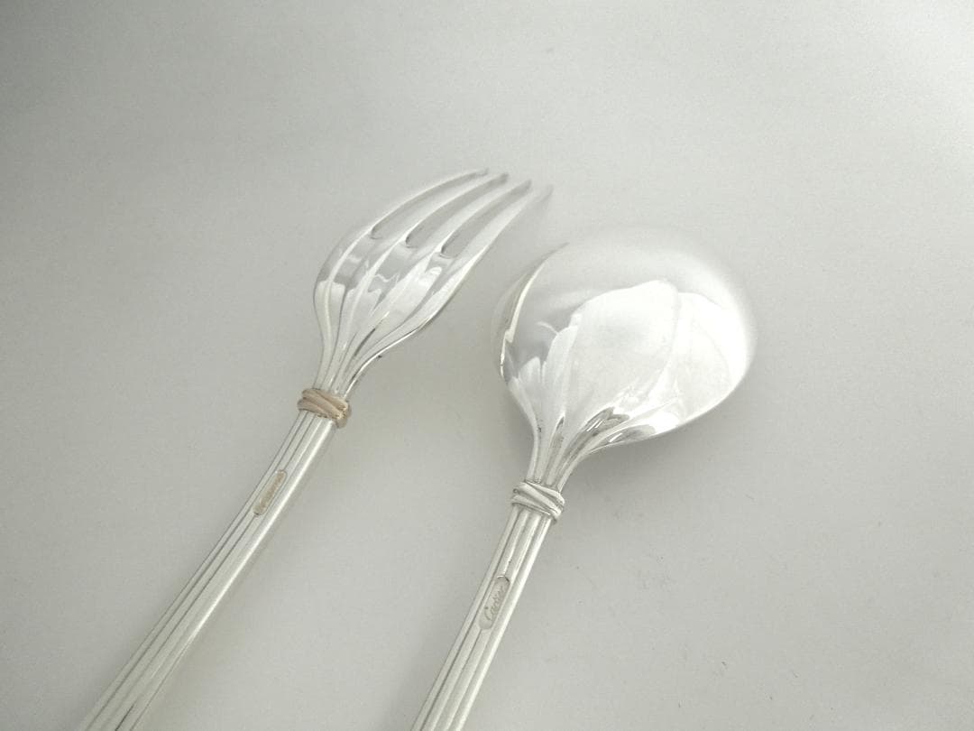 Cartier　シルバースプーン&フォーク　カルティエ　未使用