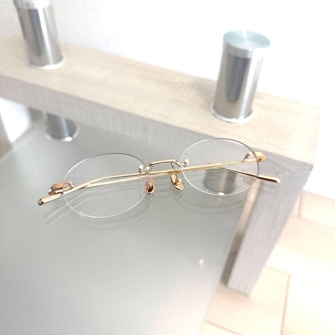 A.D.S.R リムレスメガネ　サングラス　アジアンフィト クリア