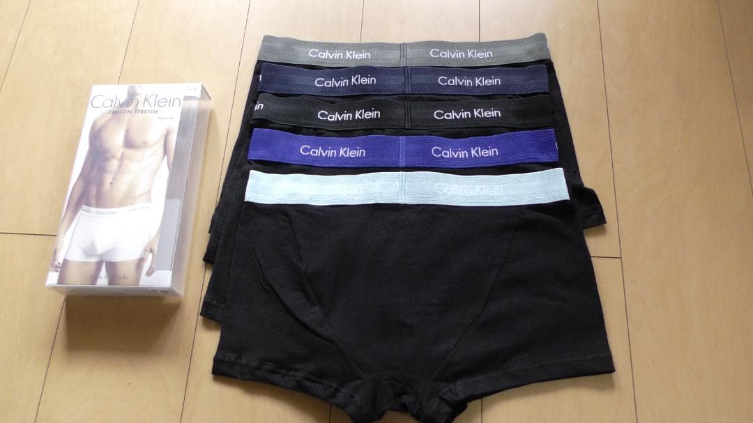 Mサイズブラック　 　ボクサーパンツ5枚セット　ポロ靴下付