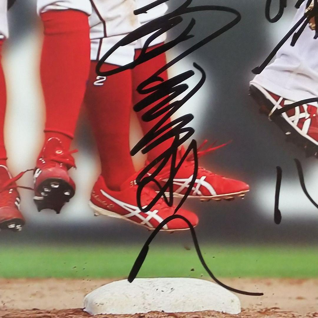 北別府学さん直筆サイン入り「２０１８年広島カープ」カレンダー（美品）