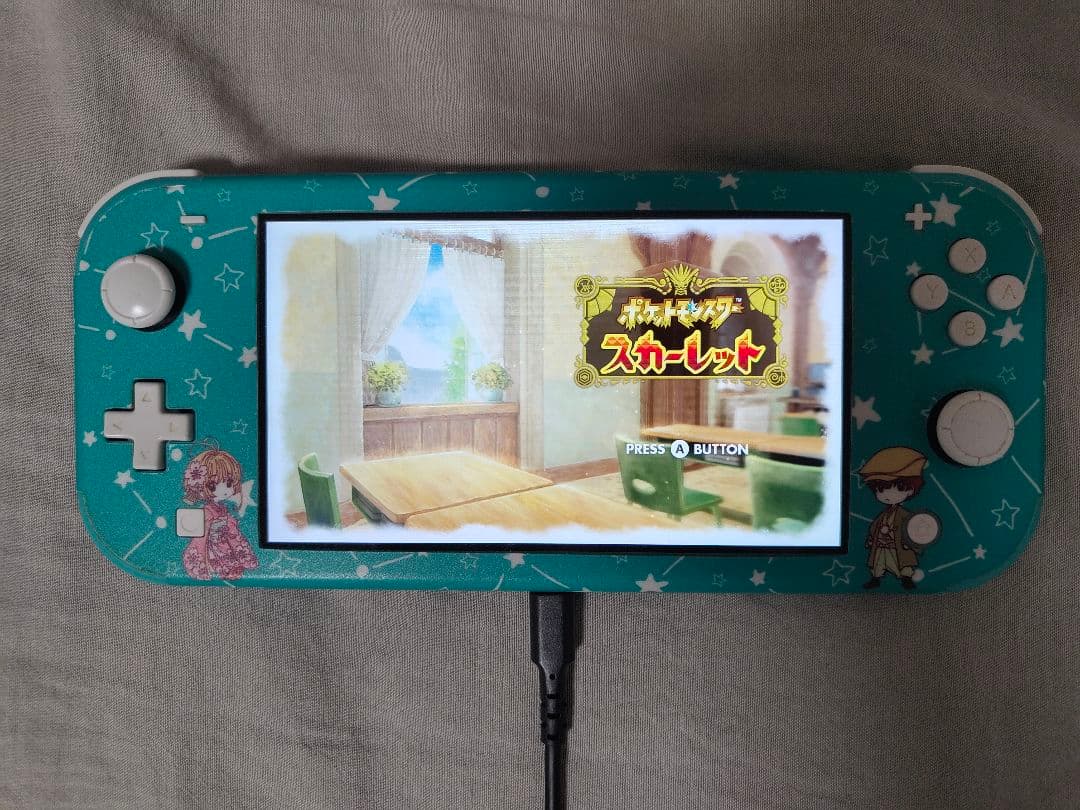 Nintendo Switch Lite 青色　ポケモンソード&スカーレット
