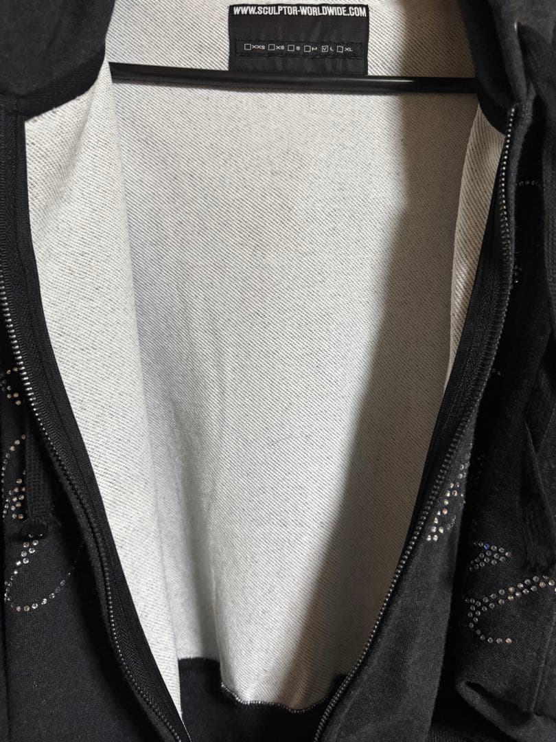 トップス SCULPTOR Bad Seed Jewel Hooded Zip-Up L