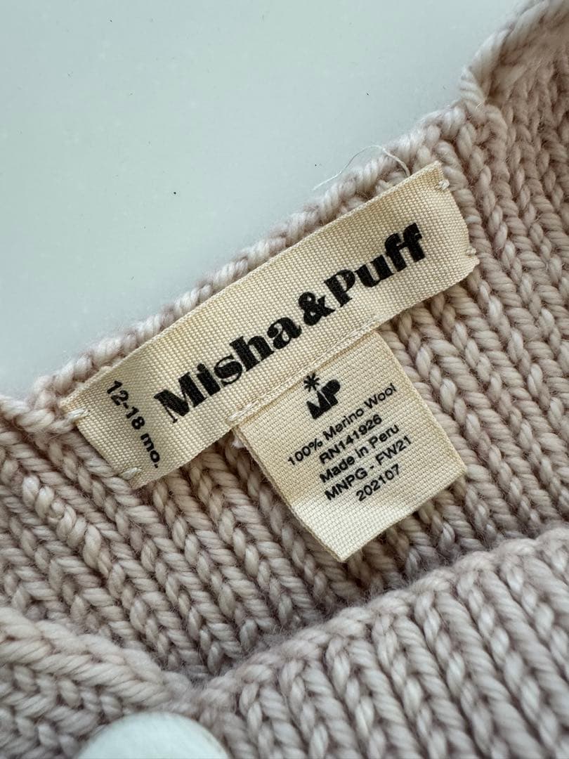 ロンパース・カバーオール misha&puff popcorn romper,DUNE 12-18m