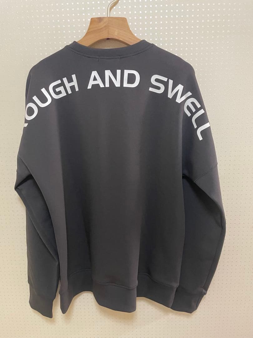 rough and swell ダンボールニットトレーナー L ダークグレー
