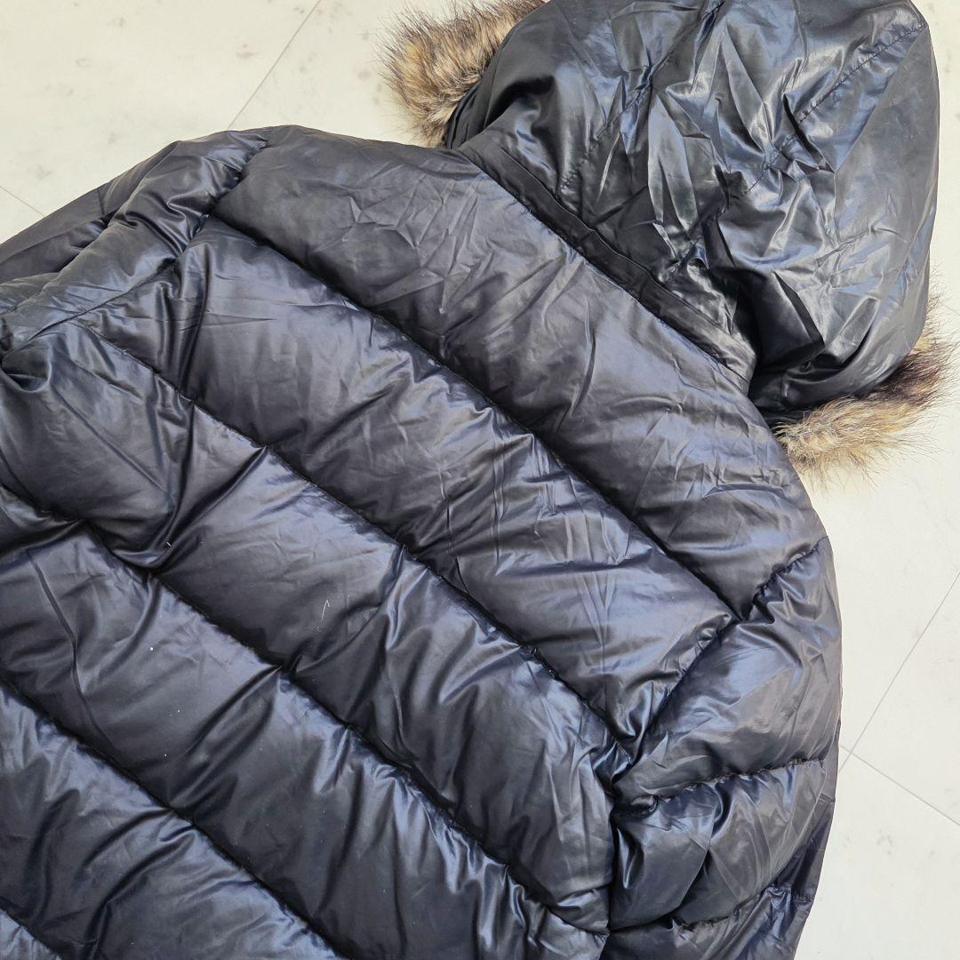 y2k archive old gap ダウンジャケット ファー 黒 短丈