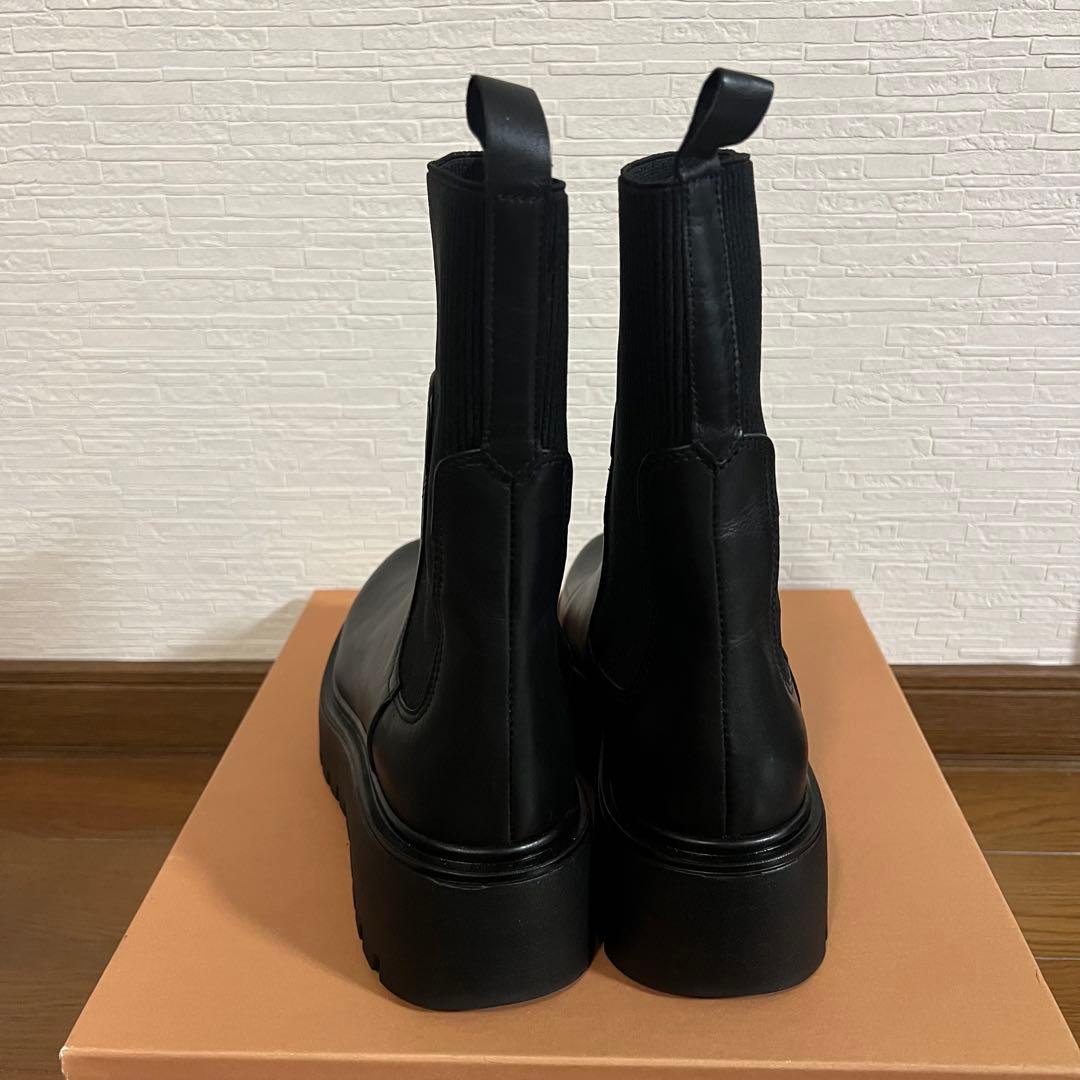 CORSO ROMA 9／サイドゴアリブニットブーツ／ナノユニバース