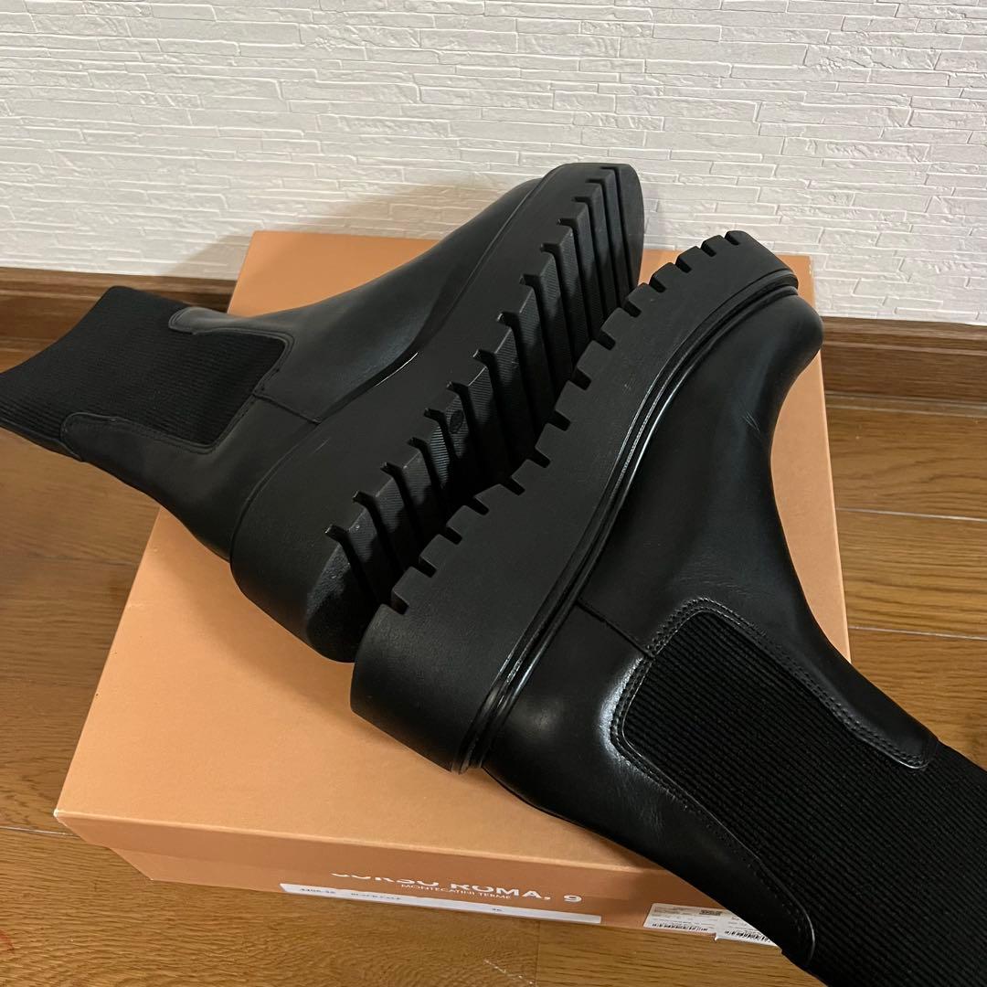 CORSO ROMA 9／サイドゴアリブニットブーツ／ナノユニバース