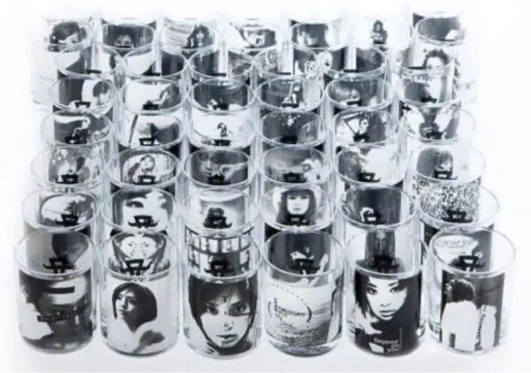 浜崎あゆみ　ジャケットグラス『50thシングルリリース記念グラス』