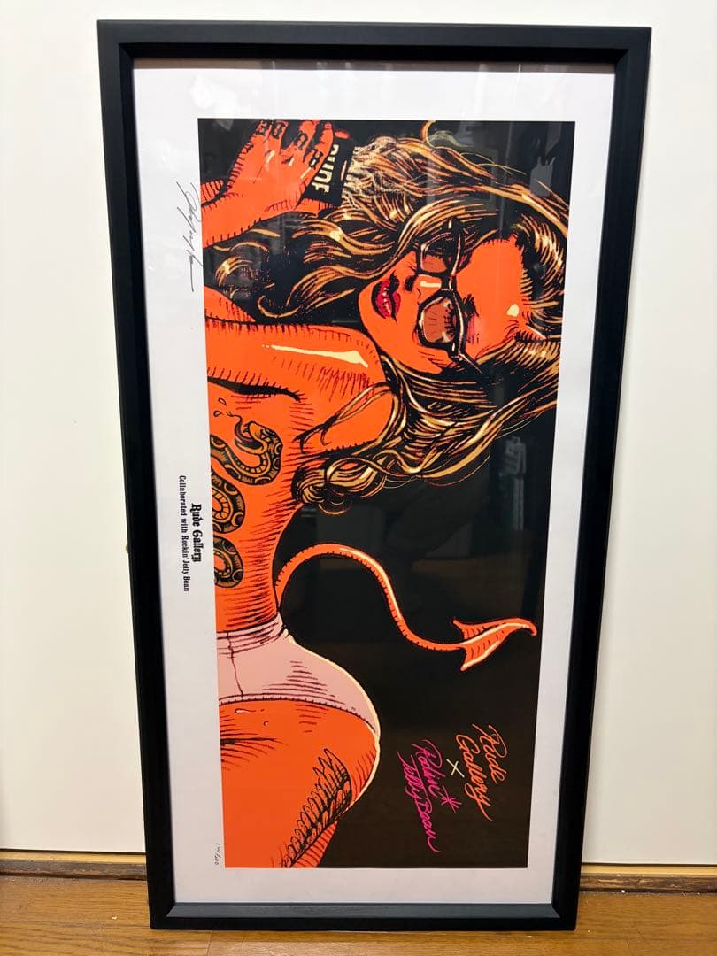 ロッキンジェリービーン RUDE GALLERY シルクスクリーンポスター