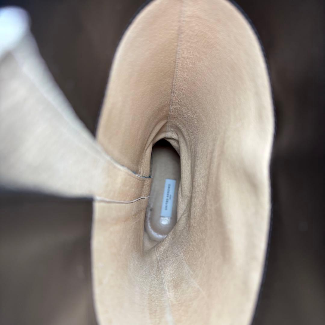 【極美品】UNITED ARROWS ロングブーツ　レザー　裏張り　Vibram