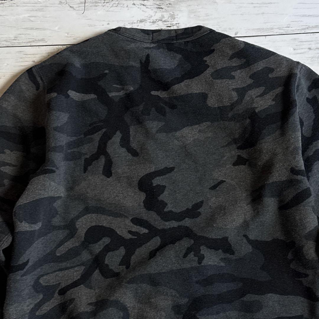 l*m様 ポロラルフローレン 迷彩 カモフラ スウェット L ポニー刺繍 Vガゼ