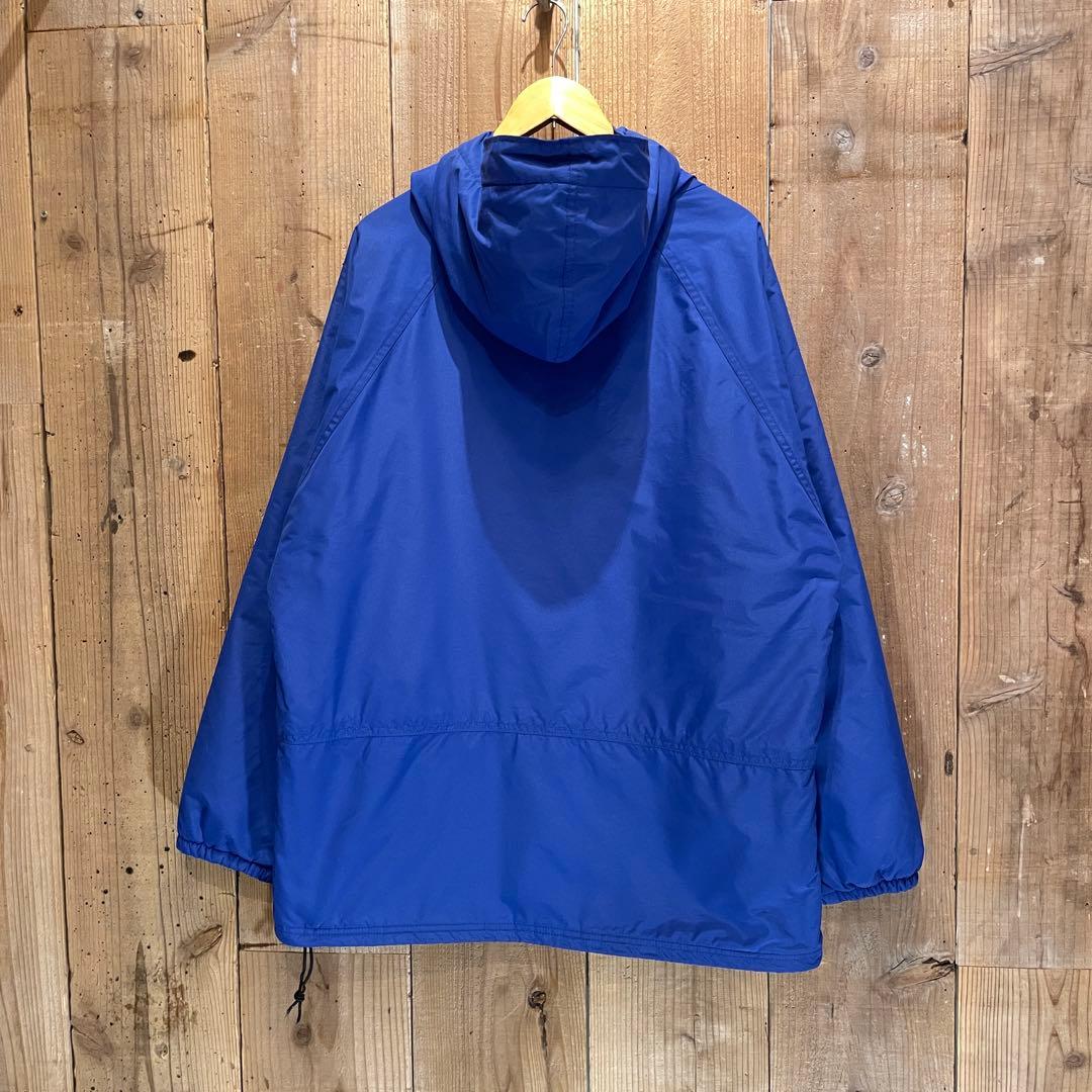 【M】90s USA製 L.L.Bean ナイロン アノラック 中綿 ジャケット