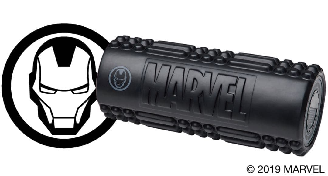 ドクターエア×マーベル パワービートロール アイアンマン筋膜ローラー ※充電器付