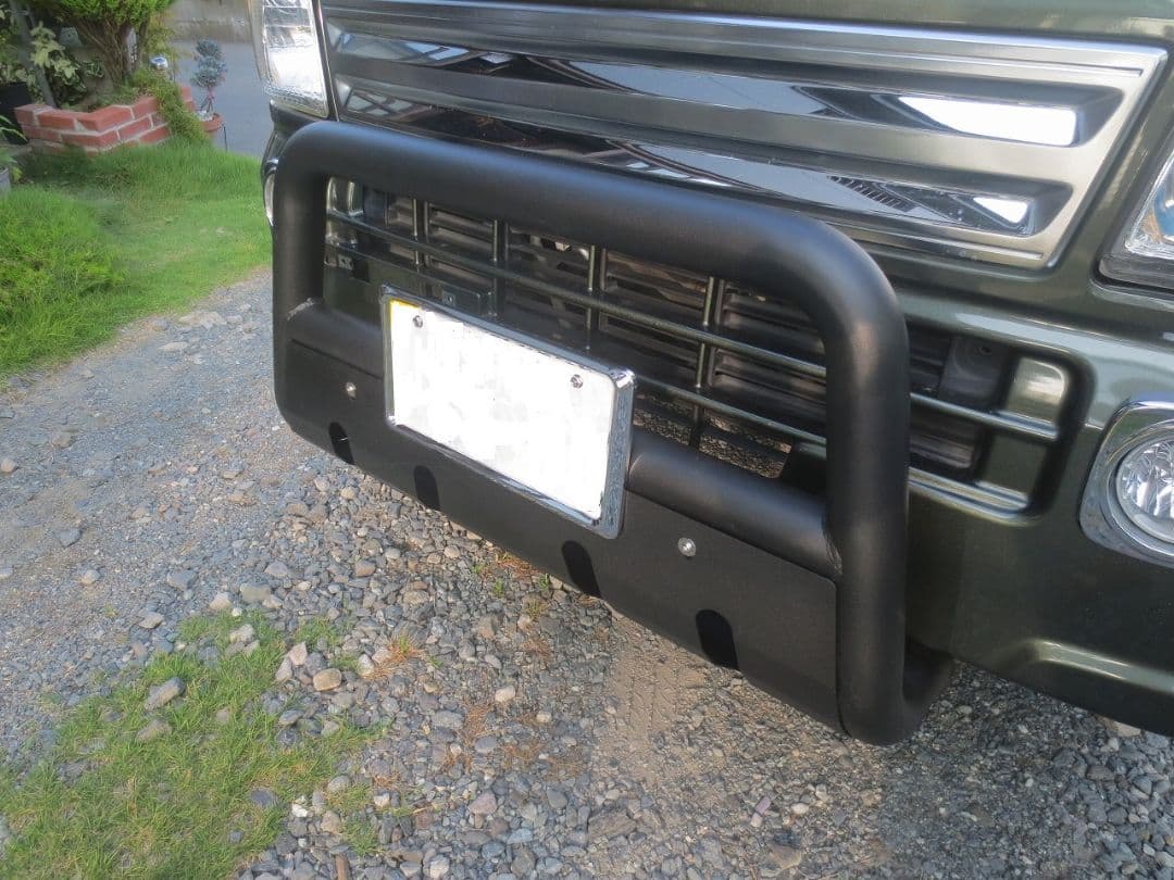 キャリィDAT16 パイプバンパーガード　マットブラック