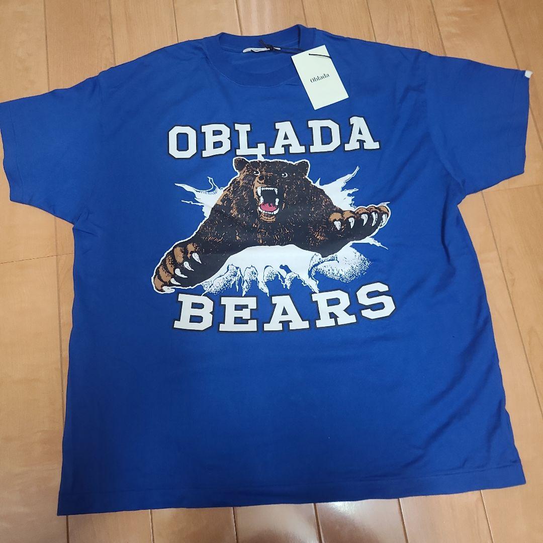 Oblada オブラダ　クマ グラフィック Tシャツ 半袖　新品未使用　タグ付き