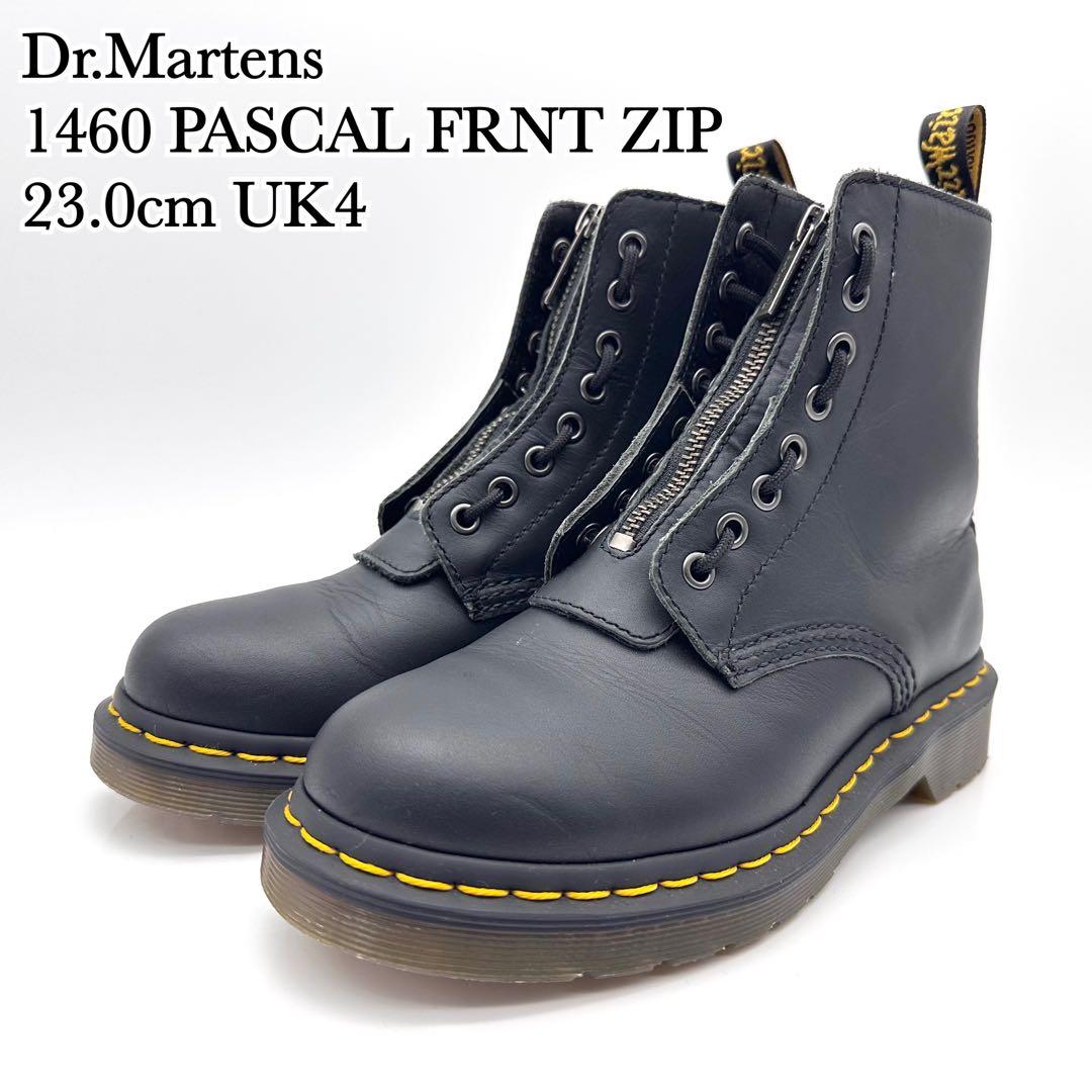 【美品】ドクターマーチン 1460 フロントジップ ブラック 8ホール