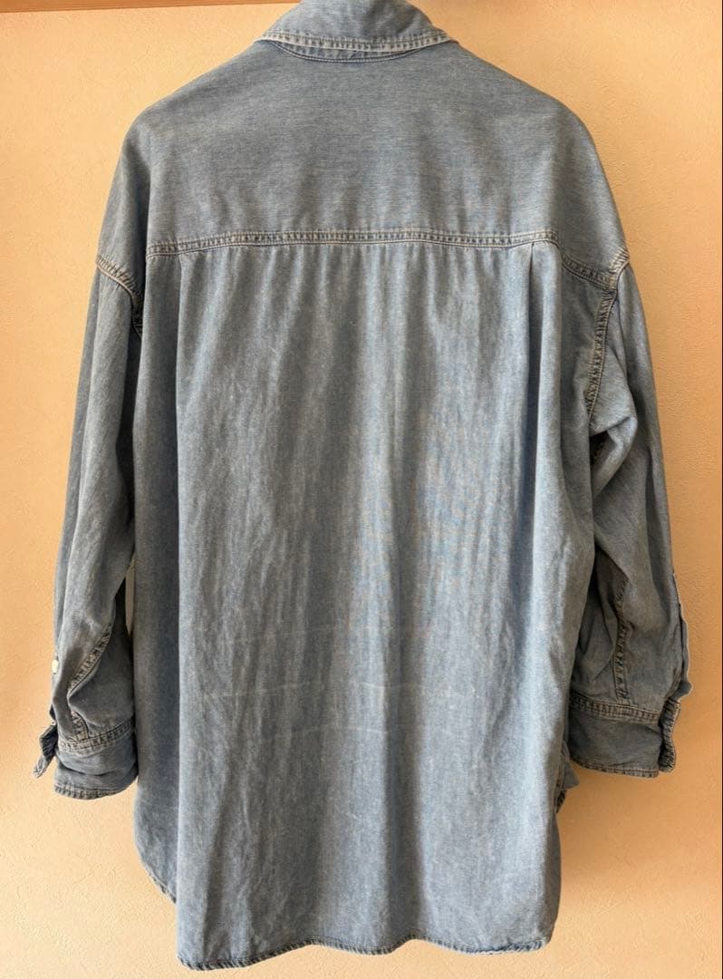 ドゥーズィエムクラス　アイスウォッシュデニムシャツ ダンガリー