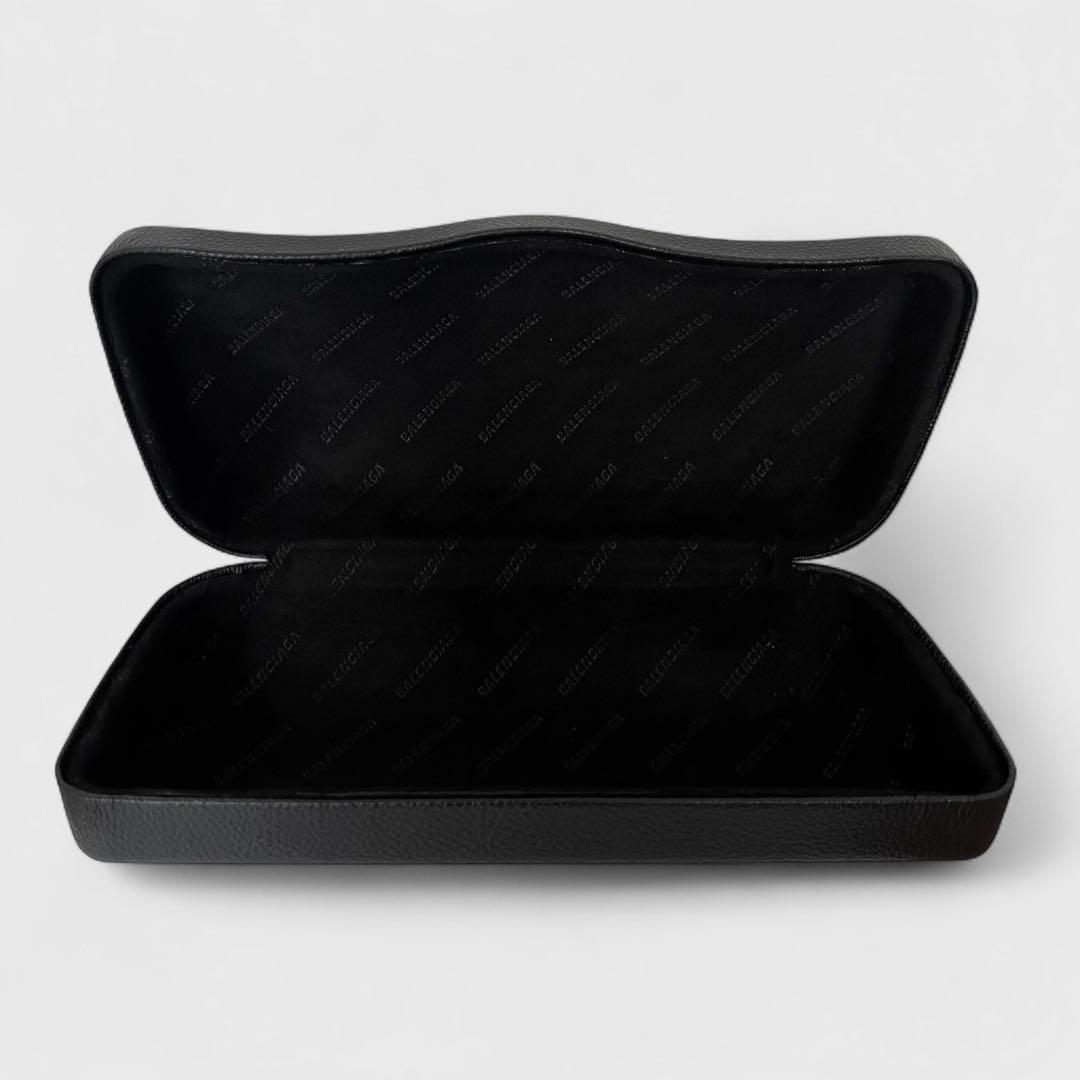 美品 バレンシアガ エブリデイ スクエア サングラス メガネ 眼鏡 ブラック