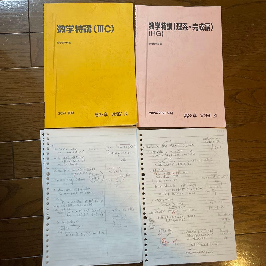 数学特講（夏期）と数学特講（冬期）　米村先生