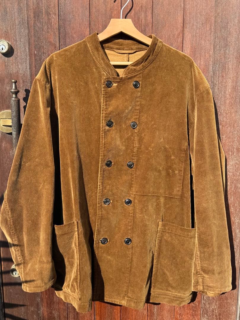 PORTER CLASSIC コーデュロイ　フレンチ　ダブルジャケット