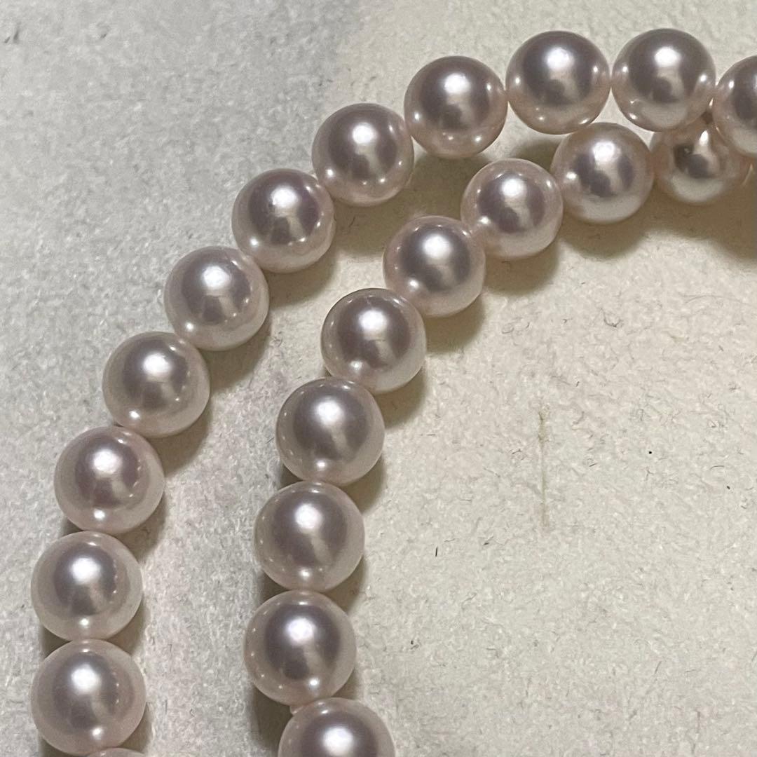 ケース付き専用【花珠級✨鑑別所】あこや真珠 ネックレス 7.5-8.0 パール