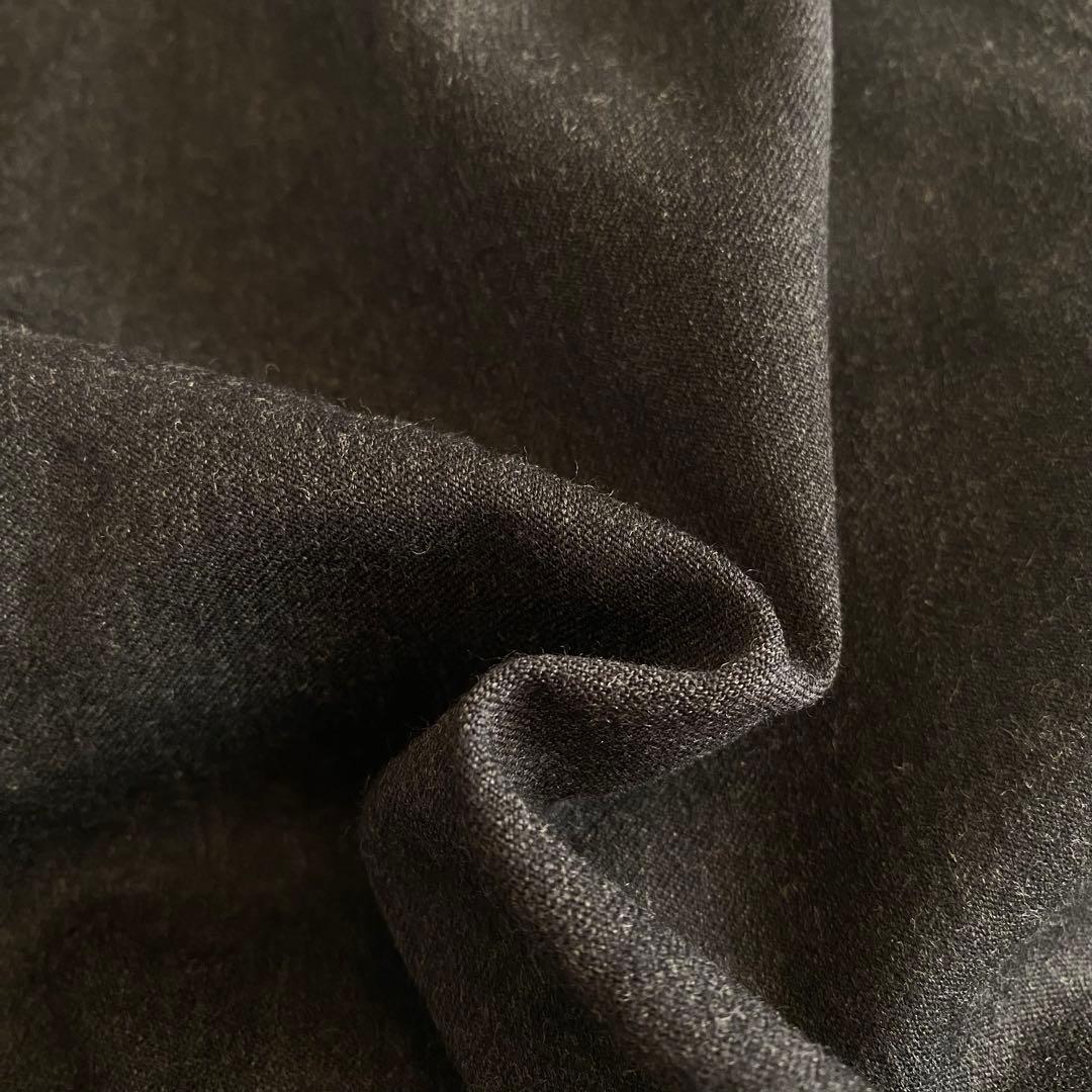 90s ツータックワイドスラックス ダークグレー