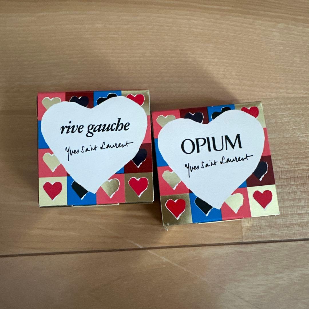 【希少】YSL 固形パフューム rive gauche / OPIUM セット