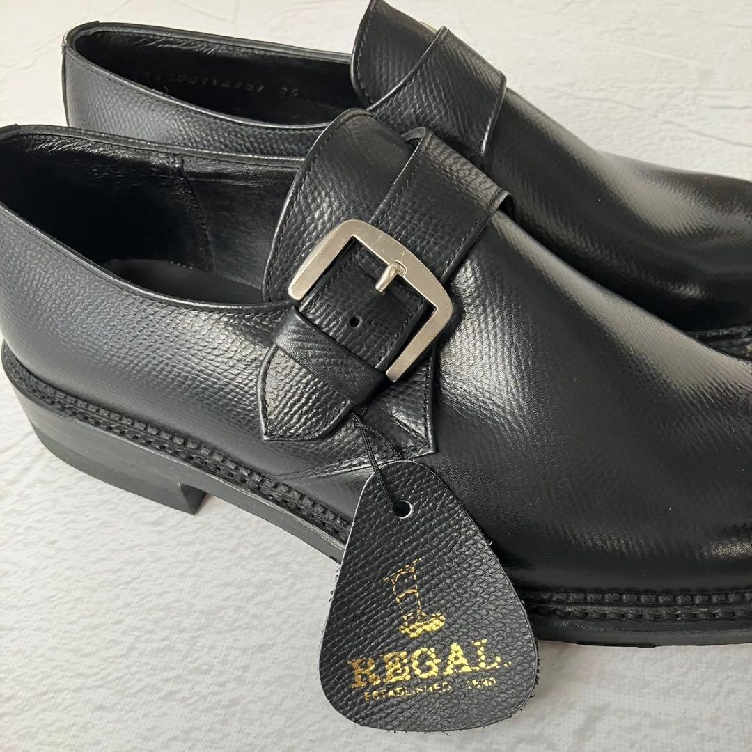 【新品未使用】リーガル シングルモンクストラップ ビジネス シューズ 25cm