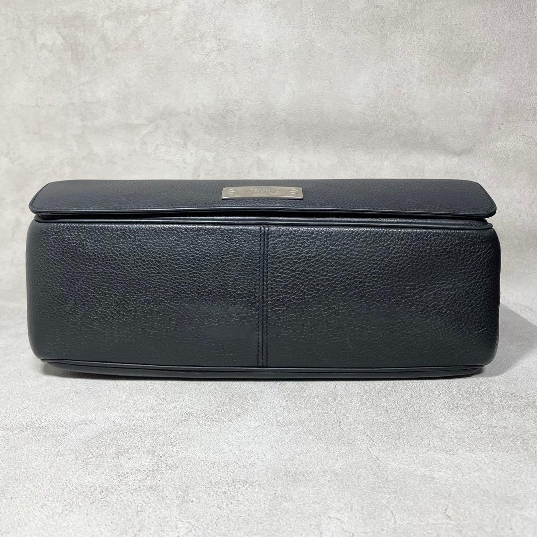 Cartier カルティエ パシャ ショルダーバッグ レザー ブラック メンズ