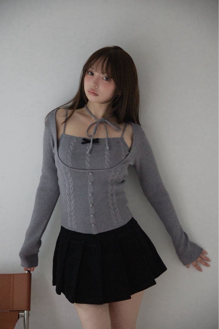 アンドマリー　Amanda pleats skirt