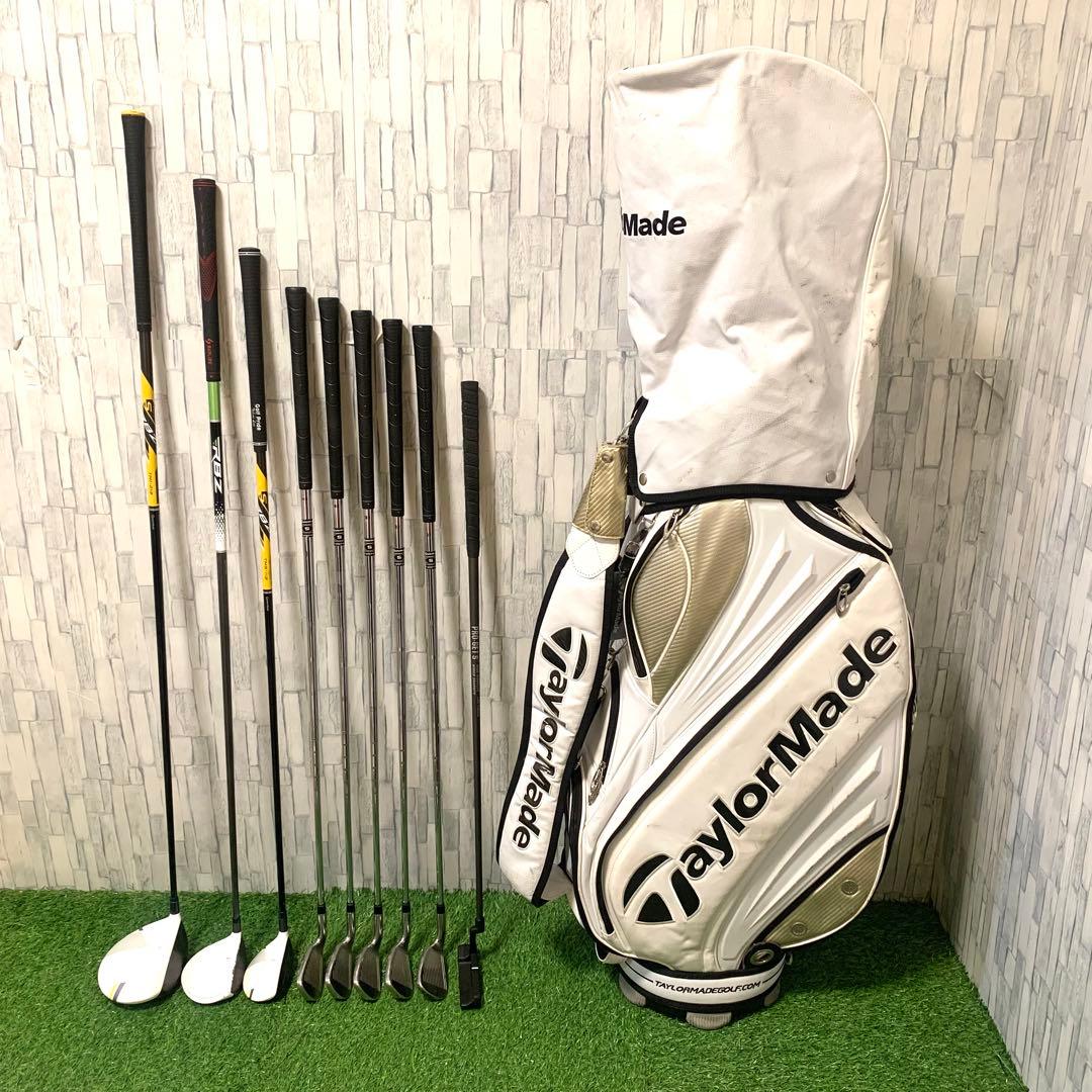 PT以外全てテーラーメイド RBZ STAGE2 UT付メンズゴルフクラブセット