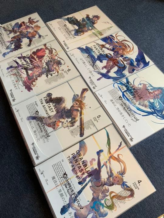 グランブルーファンタジー　DVD Blue-ray 全7巻フルコンプリートセット