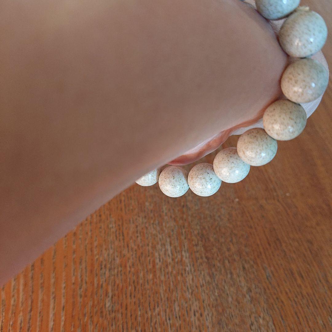 台湾で購入した北投石ブレスレット☆保証書・替え紐付き☆肩こりに効く!?