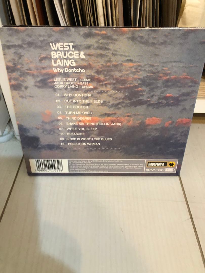 洋楽 WEST, BRUCE & LAING - Why Dontcha 1972