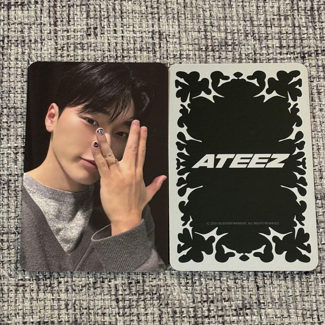 ATEEZ READY CURED GEL NAIL ネイル トレカ サン
