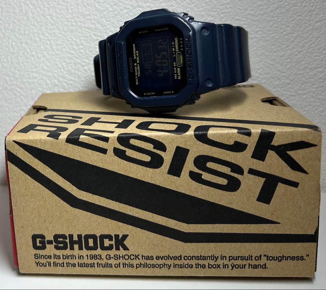 G-SHOCK デジタル腕時計 ネイビー