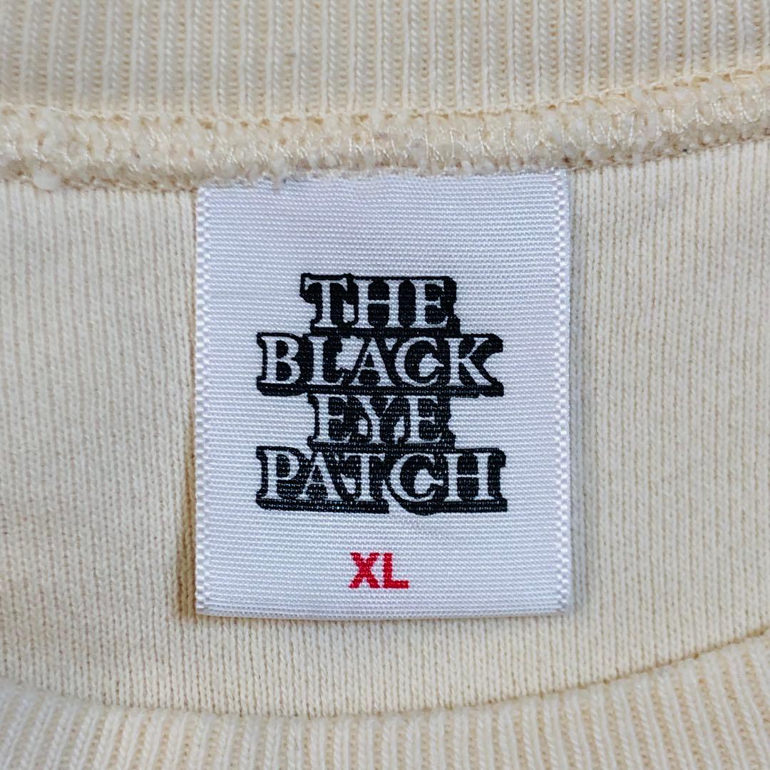 【希少XLサイズ】ブラックアイパッチ センター刺繍ロゴ スウェット 取扱注意