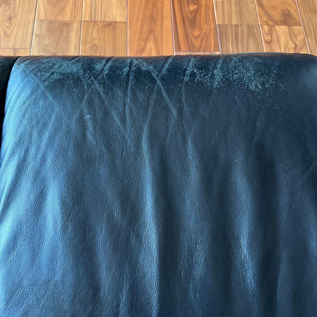 ニトリ　本革カウチソファ　4人掛け