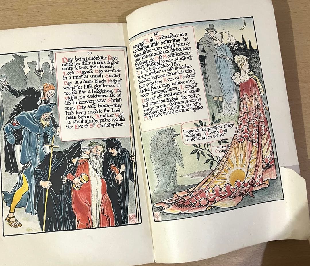 SALE! No441希少 アンティーク 古書 洋書 絵本 ウォルター・クレイン