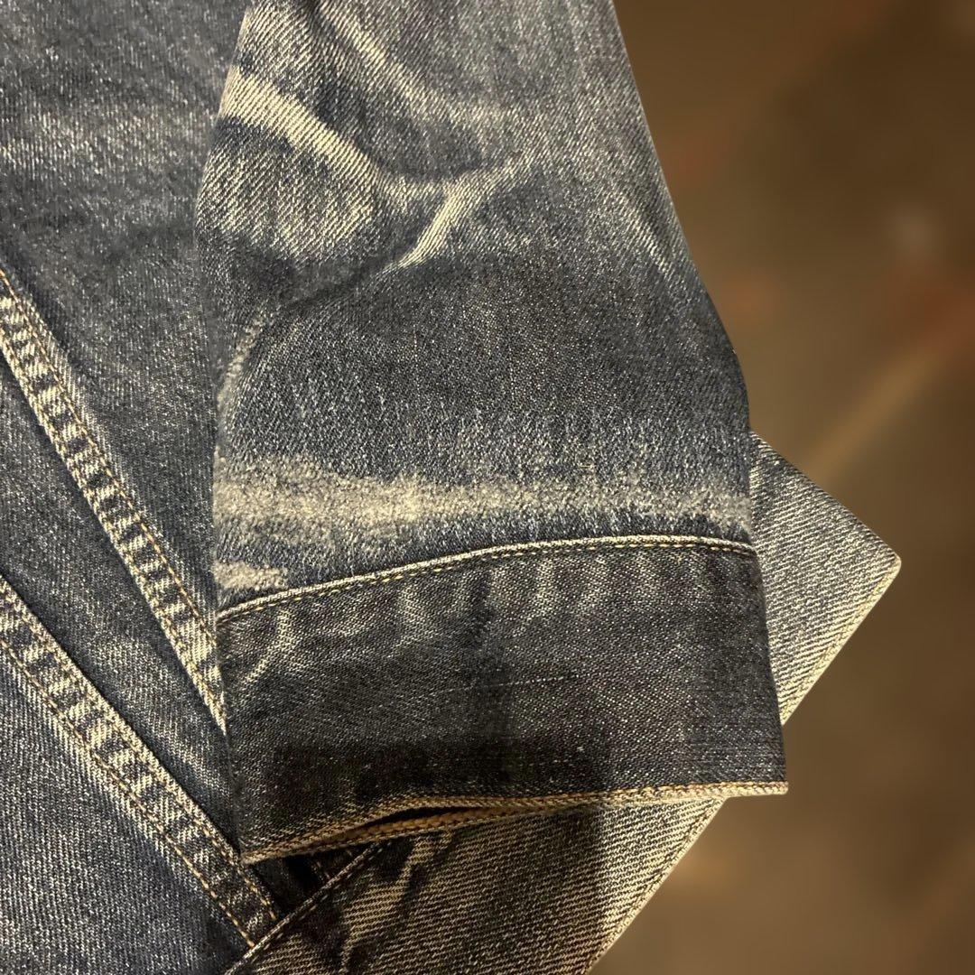 リーバイスデニムジャケット XLサイズ　ハチノスリペア有り