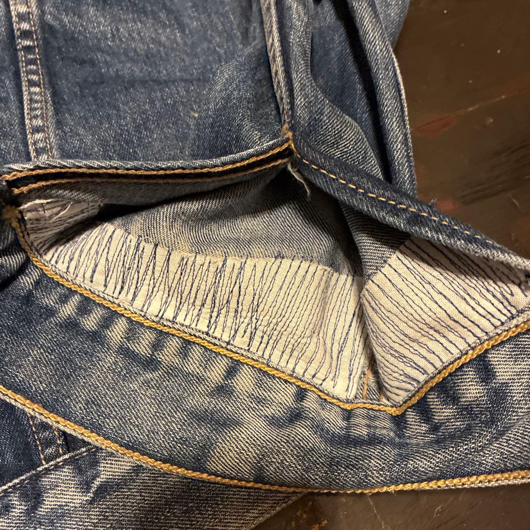 リーバイスデニムジャケット XLサイズ　ハチノスリペア有り