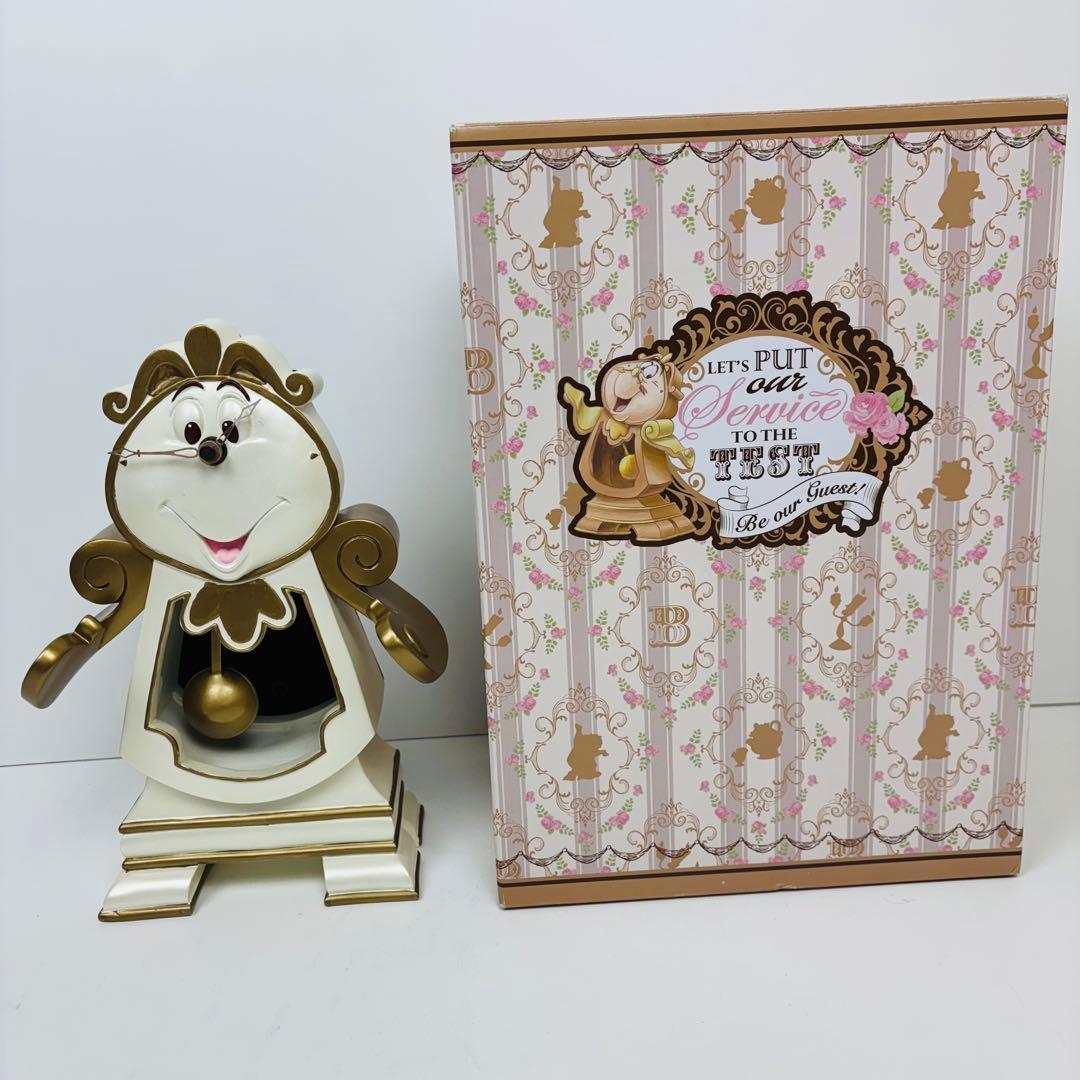 【美品】美女と野獣 コグスワース 置き時計