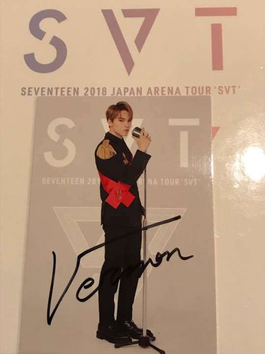 バーノン サイン入りトレカ