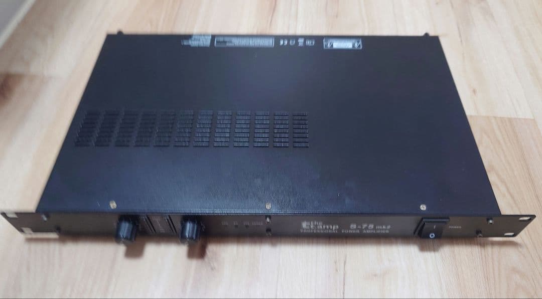 ドイツ製パワーアンプ thomann S-75mk2 説明書 箱付き