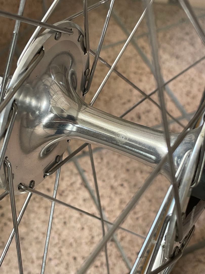 専用！ピスト 前後 ホイールセットnjsデュラエースハブ　タイヤはつきません